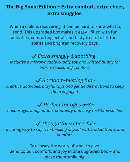 Children's Get Well Soon Care Package - Ages 5-8 - Big Smile Edition