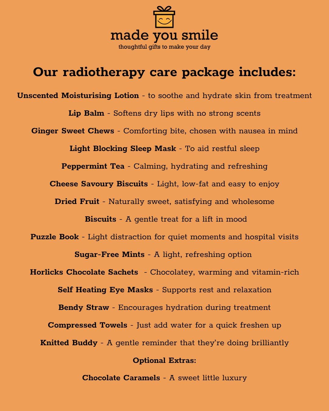 Radiotherapy Care Package