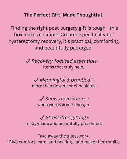 Hysterectomy Recovery Care Package