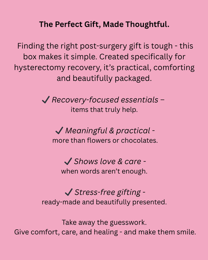 Hysterectomy Recovery Care Package
