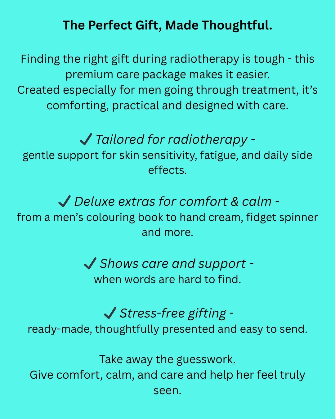 Men’s Radiotherapy Care Package
