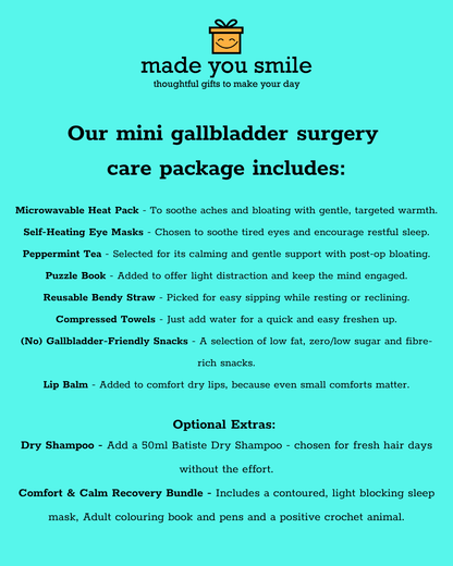 Gallbladder Surgery Care Package - Mini Edition