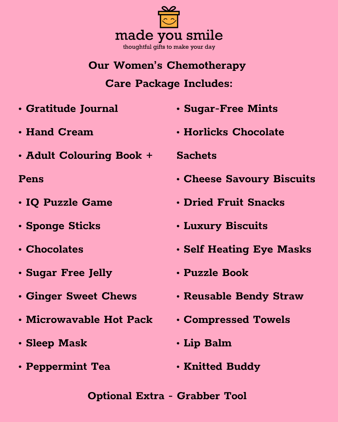 Women's Chemotherapy Care Package