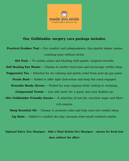 Gallbladder Surgery Recovery Box