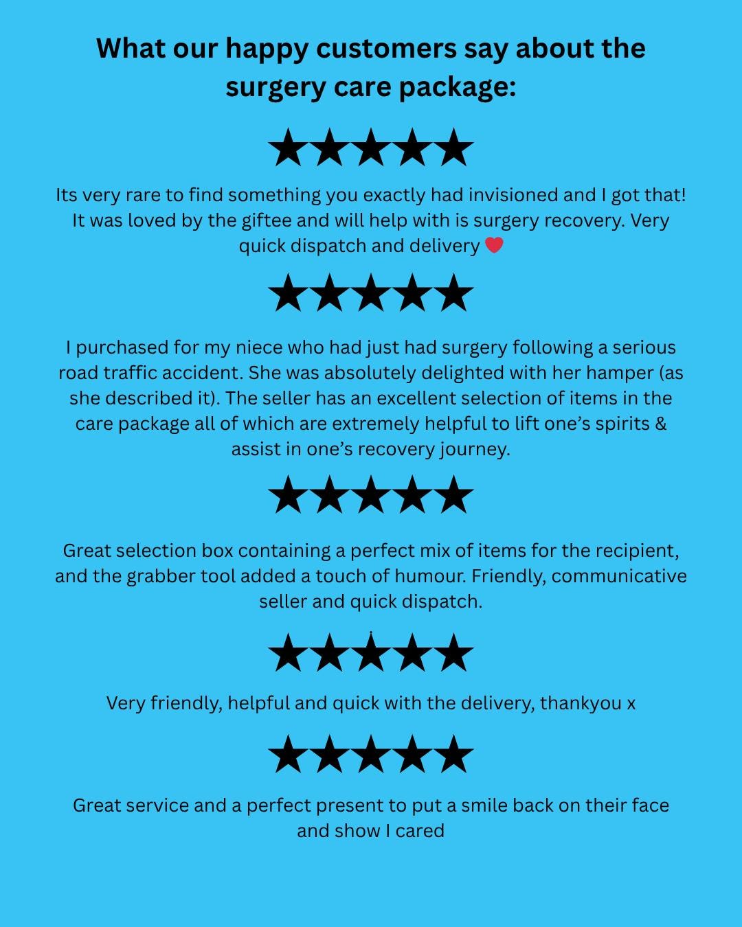 Men’s Surgery Recovery Care Package