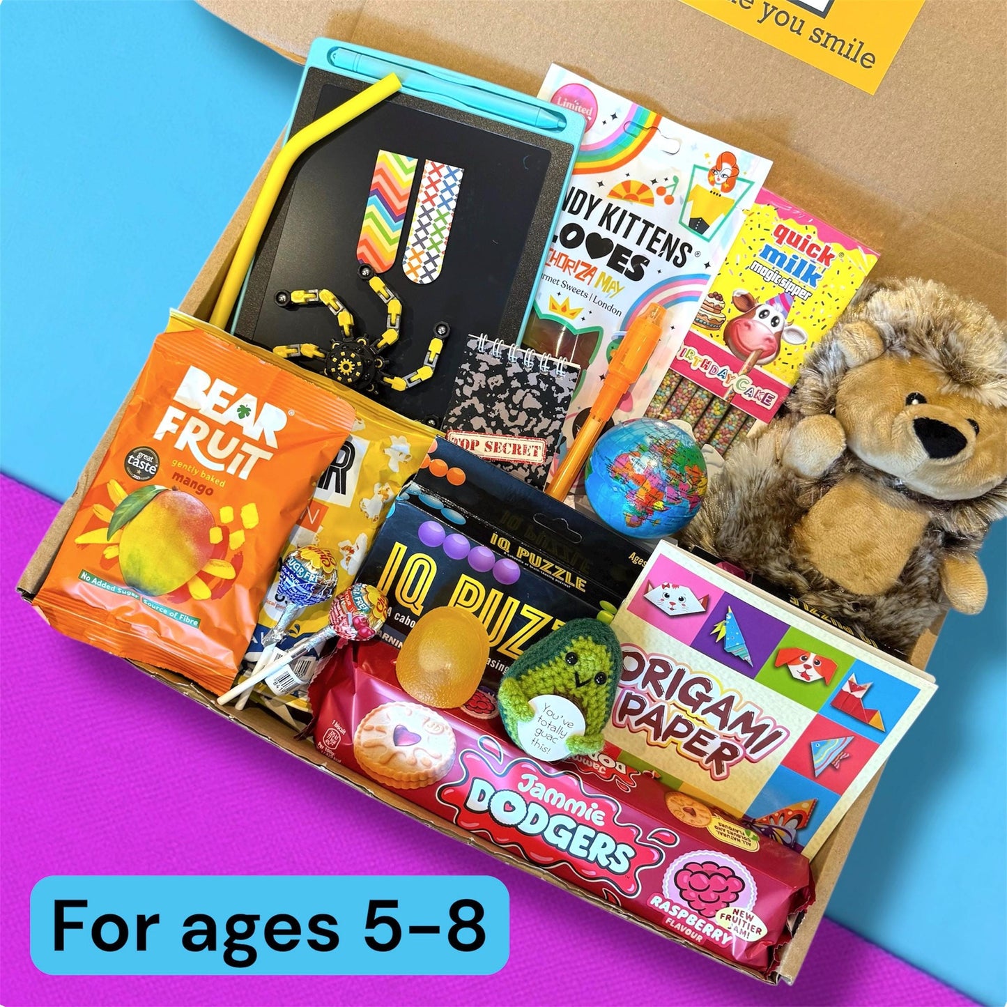 Children's Get Well Soon Care Package - Ages 5-8 - Big Smile Edition